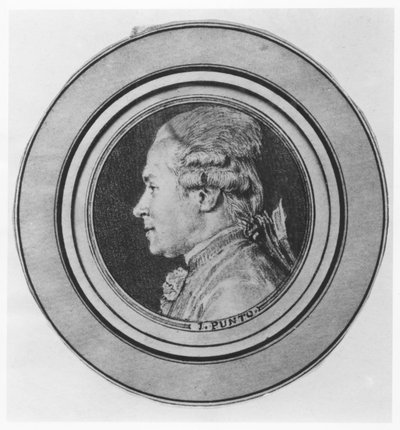 Portrait of Giovanni Punto by Charles Nicolas II Cochin